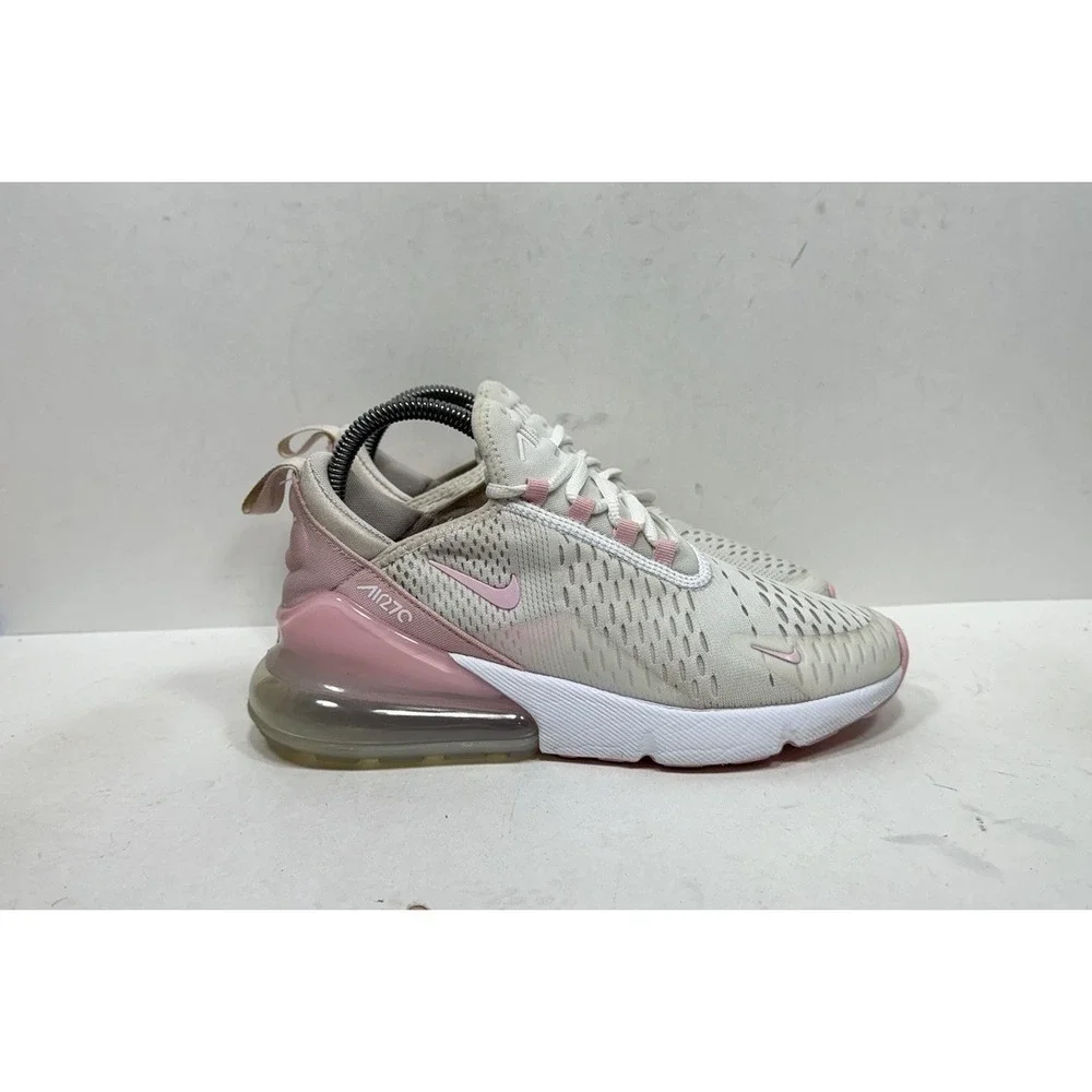 Nike Air Max 270 White Medium Soft Pink Pearl Pink FJ4575-100 Women's Size 7.5